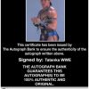 Tatanka authentic signed WWE wrestling 8x10 photo W/Cert Autographed 33 Certificate of Authenticity from The Autograph Bank