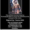 Tatanka authentic signed WWE wrestling 8x10 photo W/Cert Autographed 37 Certificate of Authenticity from The Autograph Bank