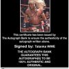 Tatanka authentic signed WWE wrestling 8x10 photo W/Cert Autographed 38 Certificate of Authenticity from The Autograph Bank
