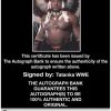 Tatanka authentic signed WWE wrestling 8x10 photo W/Cert Autographed 40 Certificate of Authenticity from The Autograph Bank