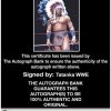 Tatanka authentic signed WWE wrestling 8x10 photo W/Cert Autographed 44 Certificate of Authenticity from The Autograph Bank