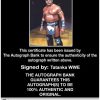 Tatanka authentic signed WWE wrestling 8x10 photo W/Cert Autographed 46 Certificate of Authenticity from The Autograph Bank