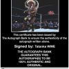 Tatanka authentic signed WWE wrestling 8x10 photo W/Cert Autographed 48 Certificate of Authenticity from The Autograph Bank