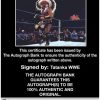 Tatanka authentic signed WWE wrestling 8x10 photo W/Cert Autographed 51 Certificate of Authenticity from The Autograph Bank