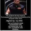 Tazz Taz authentic signed WWE wrestling 8x10 photo W/Cert Autographed 01 Certificate of Authenticity from The Autograph Bank