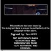 Tazz Taz authentic signed WWE wrestling 8x10 photo W/Cert Autographed 14 Certificate of Authenticity from The Autograph Bank