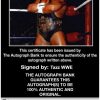 Tazz Taz authentic signed WWE wrestling 8x10 photo W/Cert Autographed 15 Certificate of Authenticity from The Autograph Bank