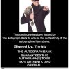 The Miz authentic signed WWE wrestling 8x10 photo W/Cert Autographed 0123 Certificate of Authenticity from The Autograph Bank