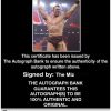 The Miz authentic signed WWE wrestling 8x10 photo W/Cert Autographed 0124 Certificate of Authenticity from The Autograph Bank