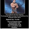 The Miz authentic signed WWE wrestling 8x10 photo W/Cert Autographed 0127 Certificate of Authenticity from The Autograph Bank