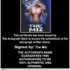 The Miz authentic signed WWE wrestling 8x10 photo W/Cert Autographed 0129 Certificate of Authenticity from The Autograph Bank