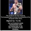 The Miz authentic signed WWE wrestling 8x10 photo W/Cert Autographed 0131 Certificate of Authenticity from The Autograph Bank