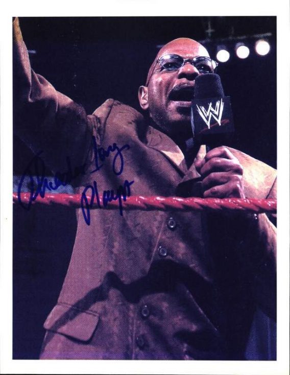 Theodore Long authentic signed WWE wrestling 8x10 photo W/Cert Autographed 01 signed 8x10 photo