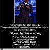 Theodore Long authentic signed WWE wrestling 8x10 photo W/Cert Autographed 05 Certificate of Authenticity from The Autograph Bank