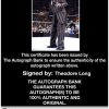 Theodore Long authentic signed WWE wrestling 8x10 photo W/Cert Autographed 11 Certificate of Authenticity from The Autograph Bank