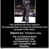 Theodore Long authentic signed WWE wrestling 8x10 photo W/Cert Autographed 13 Certificate of Authenticity from The Autograph Bank