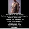 Theodore Long authentic signed WWE wrestling 8x10 photo W/Cert Autographed 15 Certificate of Authenticity from The Autograph Bank