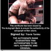 Travis Tomko authentic signed WWE wrestling 8x10 photo W/Cert Autographed 05 Certificate of Authenticity from The Autograph Bank
