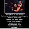 Travis Tomko authentic signed WWE wrestling 8x10 photo W/Cert Autographed 08 Certificate of Authenticity from The Autograph Bank