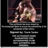 Travis Tomko authentic signed WWE wrestling 8x10 photo W/Cert Autographed 09 Certificate of Authenticity from The Autograph Bank