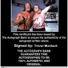Trevor Murdoch authentic signed WWE wrestling 8x10 photo W/Cert Autographed 02 Certificate of Authenticity from The Autograph Bank