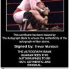 Trevor Murdoch authentic signed WWE wrestling 8x10 photo W/Cert Autographed 07 Certificate of Authenticity from The Autograph Bank