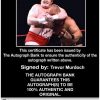 Trevor Murdoch authentic signed WWE wrestling 8x10 photo W/Cert Autographed 09 Certificate of Authenticity from The Autograph Bank