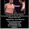 Trevor Murdoch authentic signed WWE wrestling 8x10 photo W/Cert Autographed 11 Certificate of Authenticity from The Autograph Bank