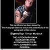 Trevor Murdoch authentic signed WWE wrestling 8x10 photo W/Cert Autographed 21 Certificate of Authenticity from The Autograph Bank