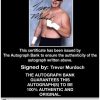 Trevor Murdoch authentic signed WWE wrestling 8x10 photo W/Cert Autographed 24 Certificate of Authenticity from The Autograph Bank