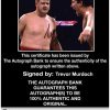 Trevor Murdoch authentic signed WWE wrestling 8x10 photo W/Cert Autographed 30 Certificate of Authenticity from The Autograph Bank