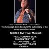 Trevor Murdoch authentic signed WWE wrestling 8x10 photo W/Cert Autographed 31 Certificate of Authenticity from The Autograph Bank