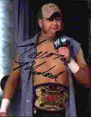 Trevor Murdoch authentic signed WWE wrestling 8x10 photo W/Cert Autographed 35 signed 8x10 photo