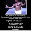 Val Venis authentic signed WWE wrestling 8x10 photo W/Cert Autographed 10 Certificate of Authenticity from The Autograph Bank