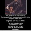 Viscera Big Daddy Voodoo signed WWE wrestling 8x10 photo W/Cert Autographed 03 Certificate of Authenticity from The Autograph Bank