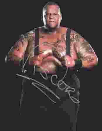 Viscera Big Daddy Voodoo signed WWE wrestling 8x10 photo W/Cert Autographed 11 signed 8x10 photo