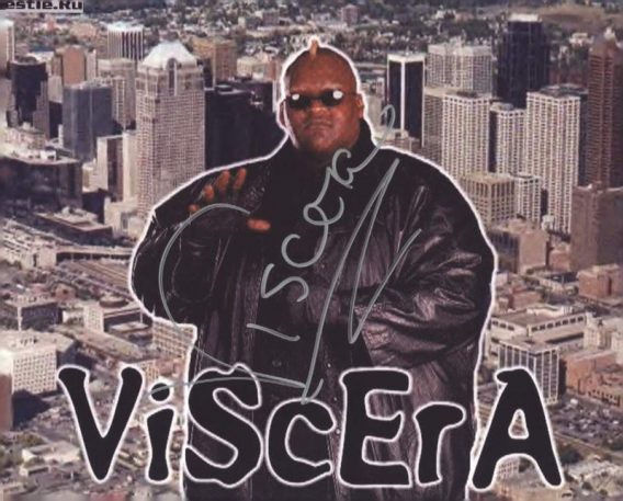 Viscera Big Daddy Voodoo signed WWE wrestling 8x10 photo W/Cert Autographed 19 signed 8x10 photo