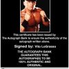 Big Vito Lograsso authentic signed WWE wrestling 8x10 photo /Cert Autographed 01 Certificate of Authenticity from The Autograph Bank