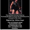 William Regal authentic signed WWE wrestling 8x10 photo W/Cert Autographed 06 Certificate of Authenticity from The Autograph Bank