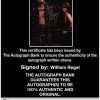 William Regal authentic signed WWE wrestling 8x10 photo W/Cert Autographed 10 Certificate of Authenticity from The Autograph Bank