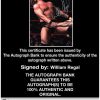 William Regal authentic signed WWE wrestling 8x10 photo W/Cert Autographed 16 Certificate of Authenticity from The Autograph Bank