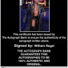 William Regal authentic signed WWE wrestling 8x10 photo W/Cert Autographed 21 Certificate of Authenticity from The Autograph Bank