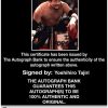 Yoshihiro Tajiri authentic signed WWE wrestling 8x10 photo W/Cert Autographed 03 Certificate of Authenticity from The Autograph Bank
