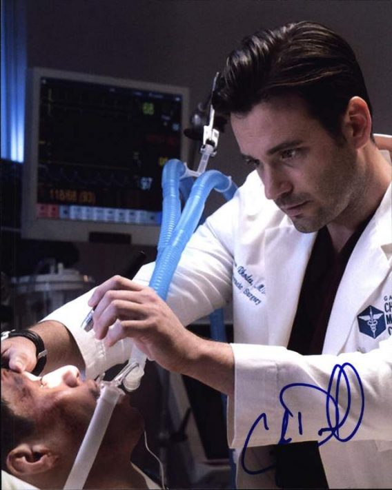 Colin Donnell signed 8x10 poster