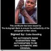 Cuba Gooding Certificate of Authenticity from The Autograph Bank