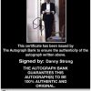 Danny Strong Certificate of Authenticity from The Autograph Bank