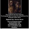 Demian Bichir Certificate of Authenticity from The Autograph Bank