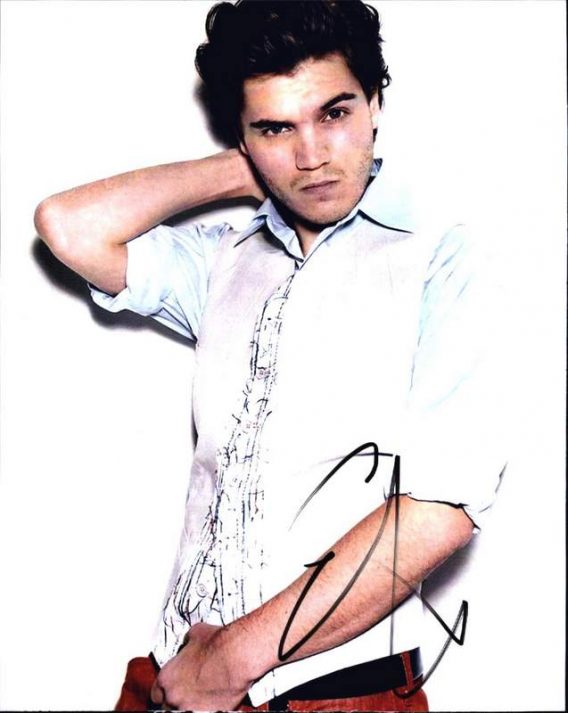 Emile Hirsch signed 8x10 poster