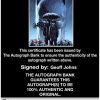 Geoff Johns Certificate of Authenticity from The Autograph Bank