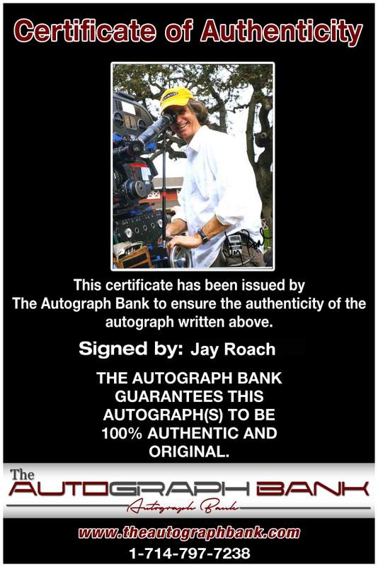 Jay Roach Certificate of Authenticity from The Autograph Bank
